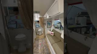 1968 Airstream Argosy Minuet Completed Renovation Interior #airstreamrenovation #argosy