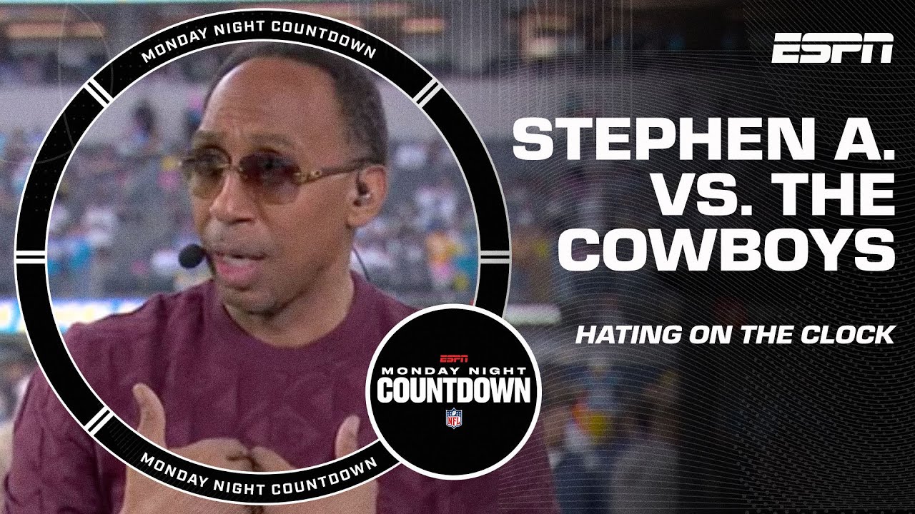 LIKE A MOTH TO A FLAME 🔥 Stephen A. joins MNC JUST TO HATE on the Cowboys 🤣 | Monday Night Countdown