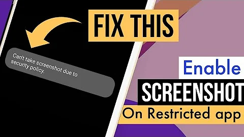 How to Take Screenshot on Restricted App | Cannot Capture Screenshot