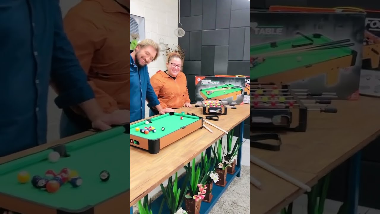 Jogo Mini Mesa Sinuca Bilhar Snooker Infantil Art Game