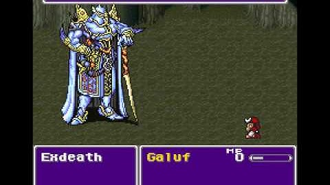 Final Fantasy V (SNES / Super Nintendo) - Vizzed.com Play the end of Galuf
