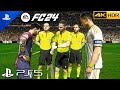 PS5) EA FC 24 is INCREDIBLE on PS5  Realistic ULTRA Graphics Gameplay [4K  60FPS HDR] FIFA 24 