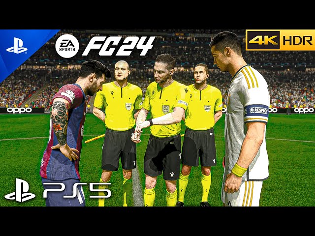 PS5) EA FC 24 is SOO COOL on PS5  ULTRA Realistic Graphics Gameplay [4K  60FPS HDR] FIFA 24 