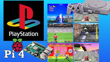 SONY PLAYSTATION 1 Raspberry Pi 4 Emulator Lakka Retroarch Games Test