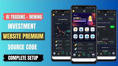 Create an AI Trading & Mining Website With Admin Panel || Ai Trading Investment Free Php Script