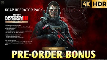 Shop Operator Pack MODERN WARFARE 3 Pre Order Bonus | Modern Warfare 3 Shop Operator Pack (MW3) PS5