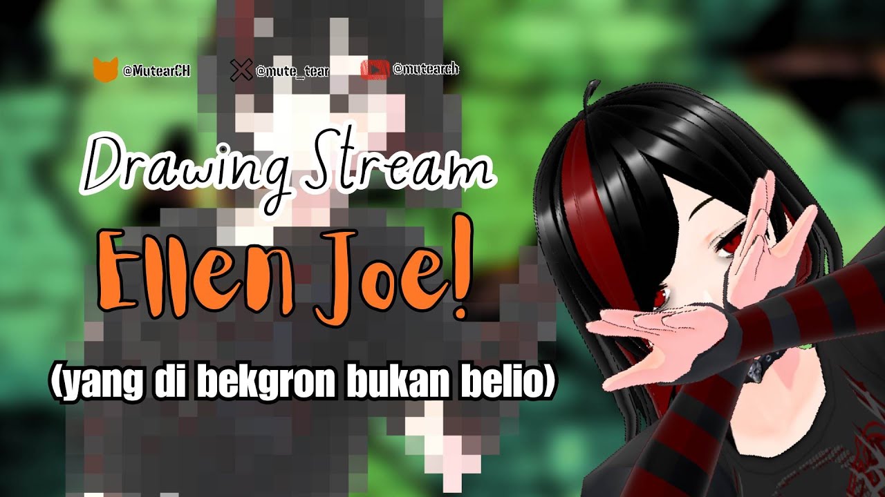 [LIVE DRAWING] Menggambar Kembaran Aqu (dih) (Mute Tear) - YouTube