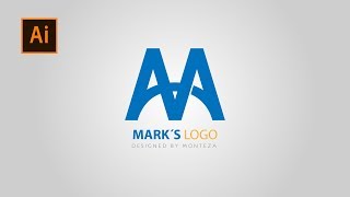 Crear logo profesional en Illustrator | muy facil paso a paso