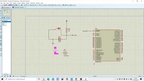 Tugas 1 Sistem Tertanam Desain Minimum Sistem ATMega16 Dengan Protheus