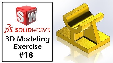 SolidWorks Tutorial For Beginners | Part Modeling Exercise - 18