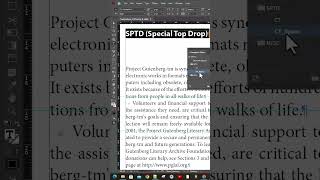 InDesign Hidden Features | Special Top Drop/Space #template #effects #shortcut #TipsAndTriks