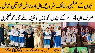 Bisp Taleemi Wazaif Double Qist Update Bisp Taleemi Wazaif Start 8171 Portal