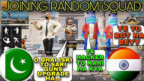 JOINING RANDOM INDIAN 🇮🇳 SQUAD LIKE A RICH BOT | FYME BABA | PUBG MOBILE❤️