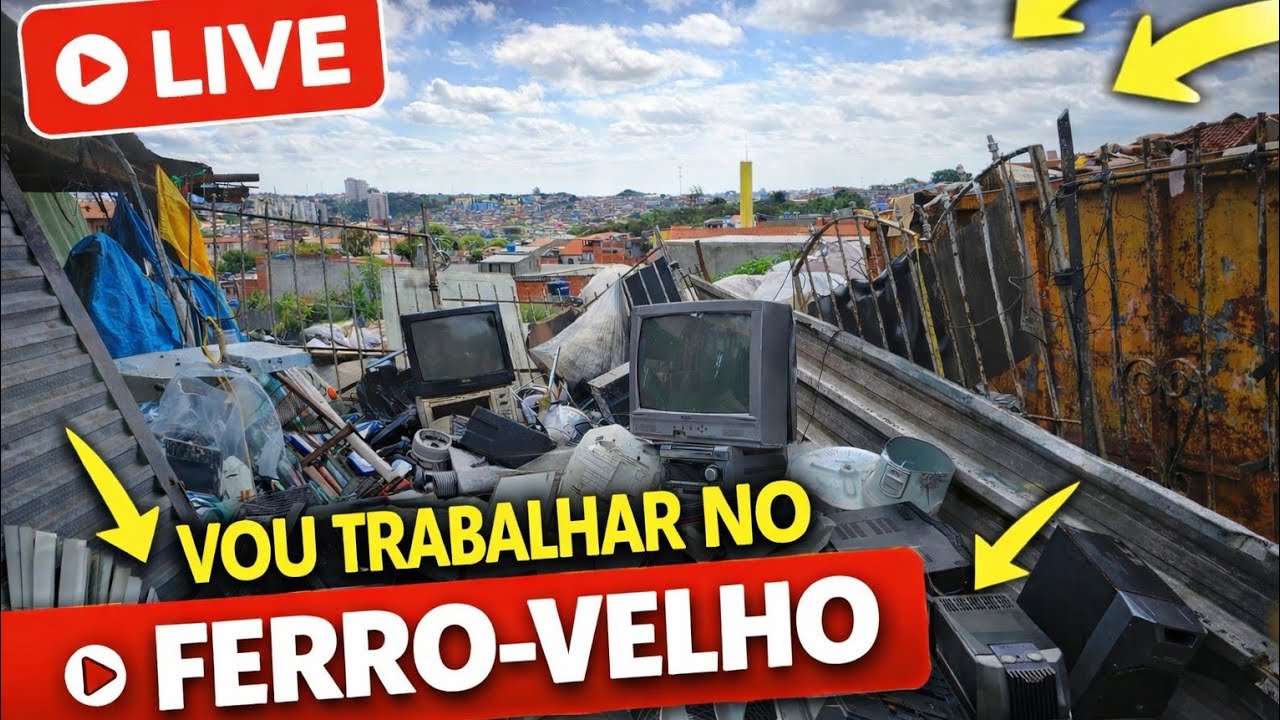 Live: A Realidade de Trabalhar no Ferro-Velho!