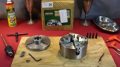 How To Fit A Myford Indexing Backplate To A Sanou 4 Jaw Chuck