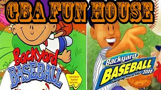 GBA Fun House - Backyard Baseball & Backyard Baseball 2006