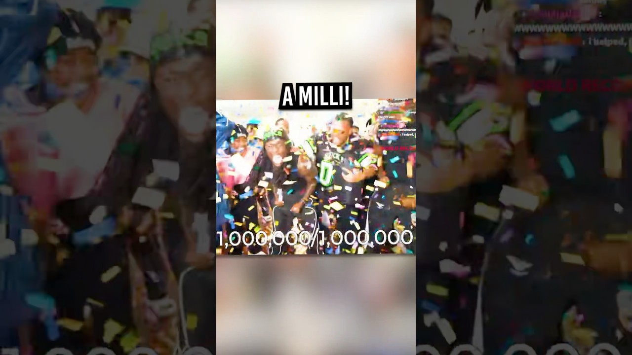 The Moment Kai Cenat Reached 1 Million Subs! 🔥