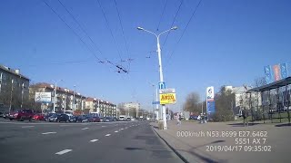 Collision with Car Sends Motorcyclist Flying || ViralHog