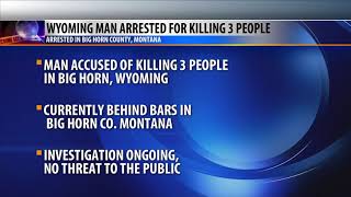 Wyoming murder suspect arrested in Montana