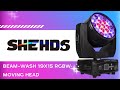 She.s lighting beamwash 19x15 rgbw moving head  an affordable light that is actually good