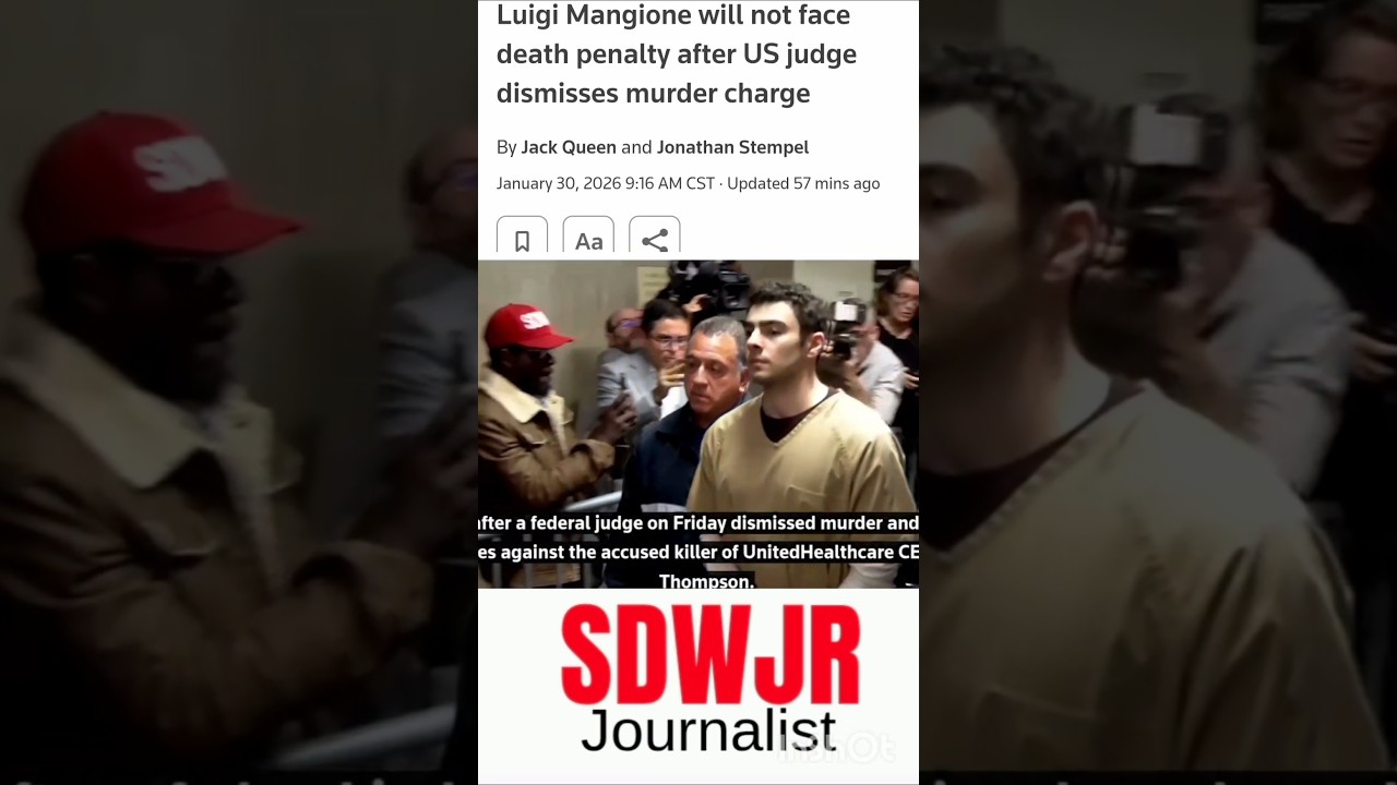 LUIGI MANGIONE: Escape death sentence today 