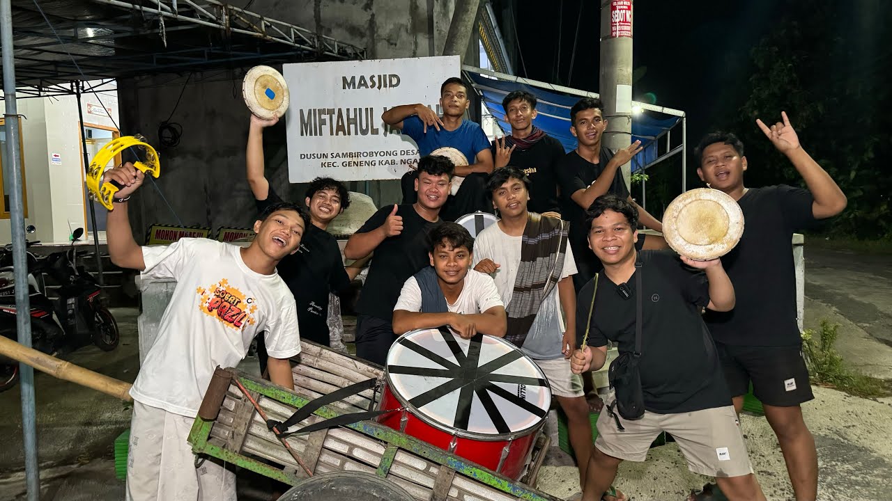 GUGAH SAHUR KLOTEKAN KELILING KAMPUNG HARI KE 5 RAMADHAN 2024!!! SERU POLL