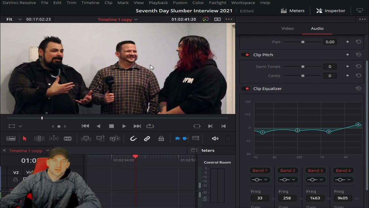 Davinci Resolve EQ Volume Settings. Introduction on How to Adjust