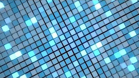 Grid created in python on blender