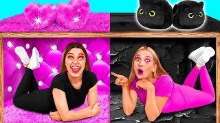 картинка: Секретный Домик Под Кроватью | Богатая vs Бедная Смешные Cитуации от Crazy DO