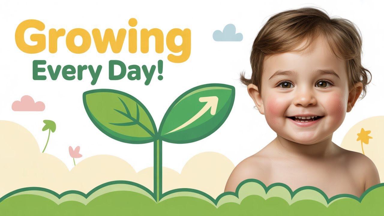 Growing Every Day 🌱 | Learning & Confidence Song for Kids | Nursery Rhymes