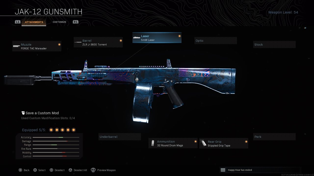 JAK-12 in Warzone (All 4 Ammo types)