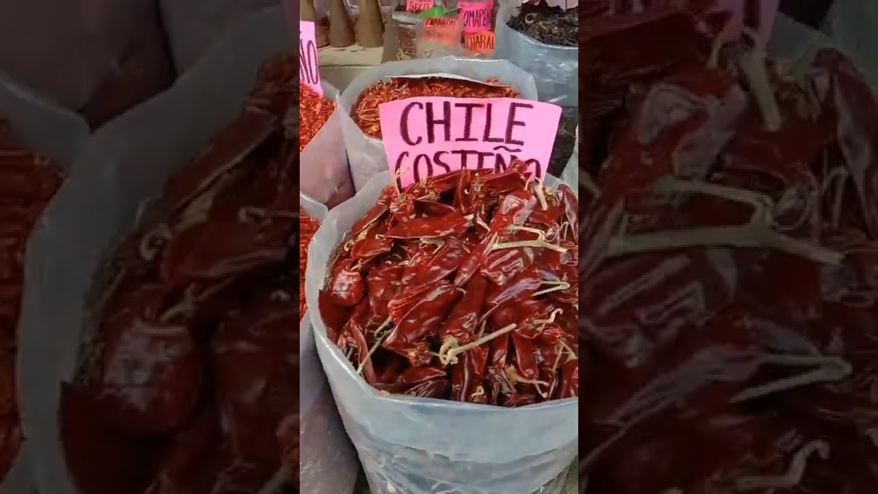 Mexican spices' market YouTube