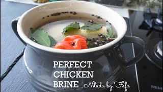 QUICK CHICKEN BRINE RECIPE ️ Includes tHe best Spices to use ️ Moist Roast Chicken