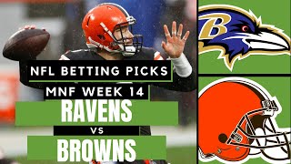 Monday Night Football (NFL Week 14) Ravens vs Browns | MNF Free Picks & Odds