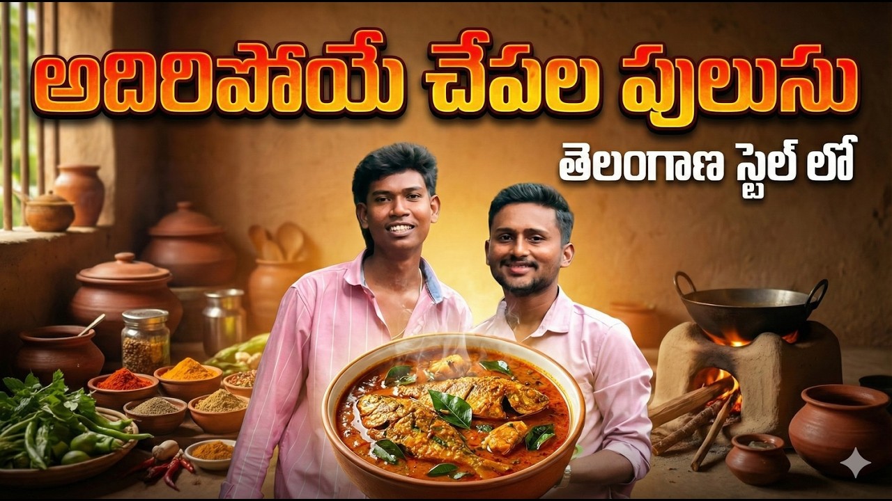 Telangana Style Fish Soup Recipe | Chepala Pulusu Soup in Telugu