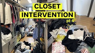 STRESSED & OVERWHELMED By Her Closet 👕  Organize CHAOS With ME  (pt 4)