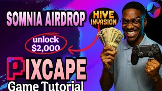 Somnia Airdrop | Pixcape Game FULL TUTORIAL | How to Play Somnia Games & Claim $SOMI Airdrop Week 2