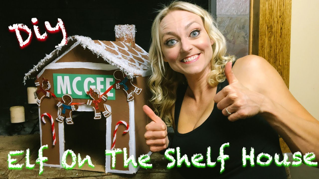 Elf On The Shelf House Craft - YouTube