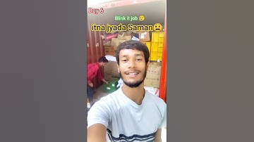 Day 6. itna jyada Saman 😫 #short #vlog #minivlog #blinkit #391