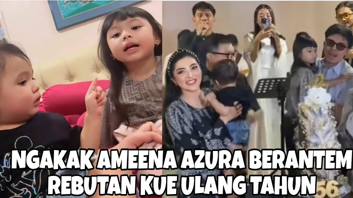 LIVE AZURA AMEENA RAYAKAN ULTAH KAKEK ANANG REBUTAN KUE ULANG TAHUN