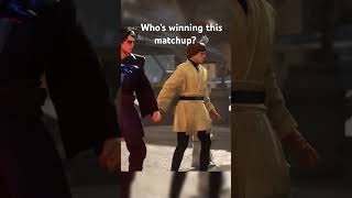 Who you got winning this saber matchup #starwars #battlefront2 #ps4 #xbox #pc