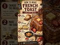 Easy French Toast Recipe Crispy & Golden! 🥞 #Breakfast #CookingHacks