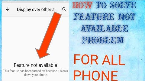(Screen recording)DISPLAY OVER OTHER APPS FEATURE NOT AVAILABLE PROBLEM solved 💯% for all phones