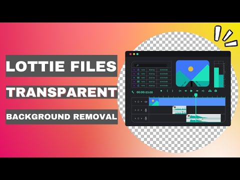 how to remove lottiesfiles transparent background
