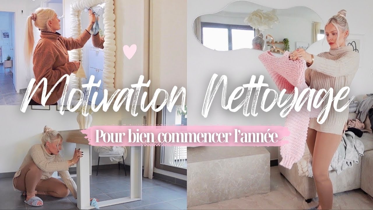 MOTIVATION NETTOYAGE 2024 🧺🧼| Grand ménage pour bien commencer l’année • Clean with me français