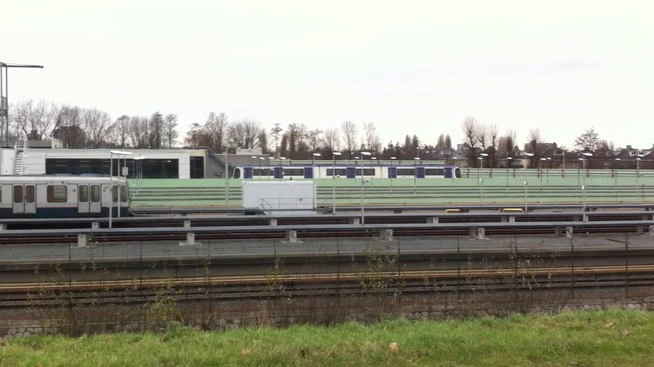 RET Metro Remise 's-Gravenweg 23 december 2013