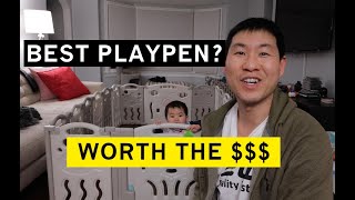Best Baby Playpen For 2021? Review And Construction Of Albott Baby Fence Playpen 18 Panel