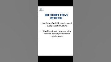 Why to choose reactjs over nextjs | CodeSecret| Programming