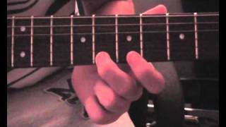 Video thumbnail of "metal gear solid theme guitar tutorial"