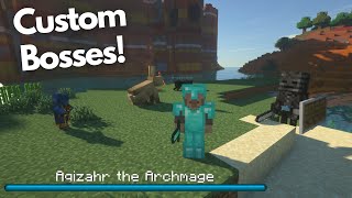 The Best Minecraft Boss Mod?! | Brutal Bosses Mod Showcase 1.19 [4k/60]